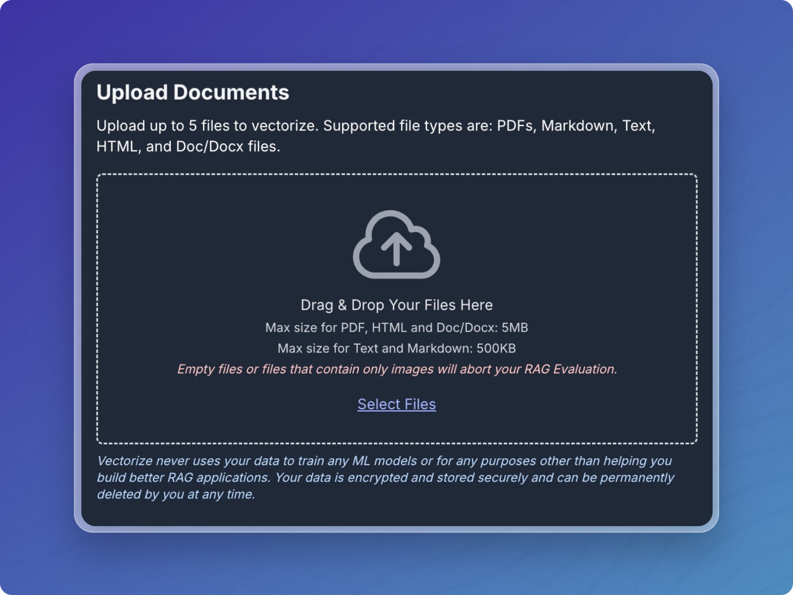 Upload Docs